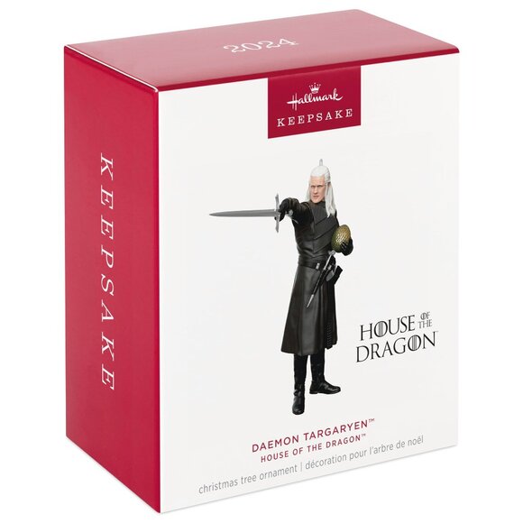 New! Daemon Targaryen House of the Dragon Hallmark Keepsake Christmas Ornament - Picture 1 of 5